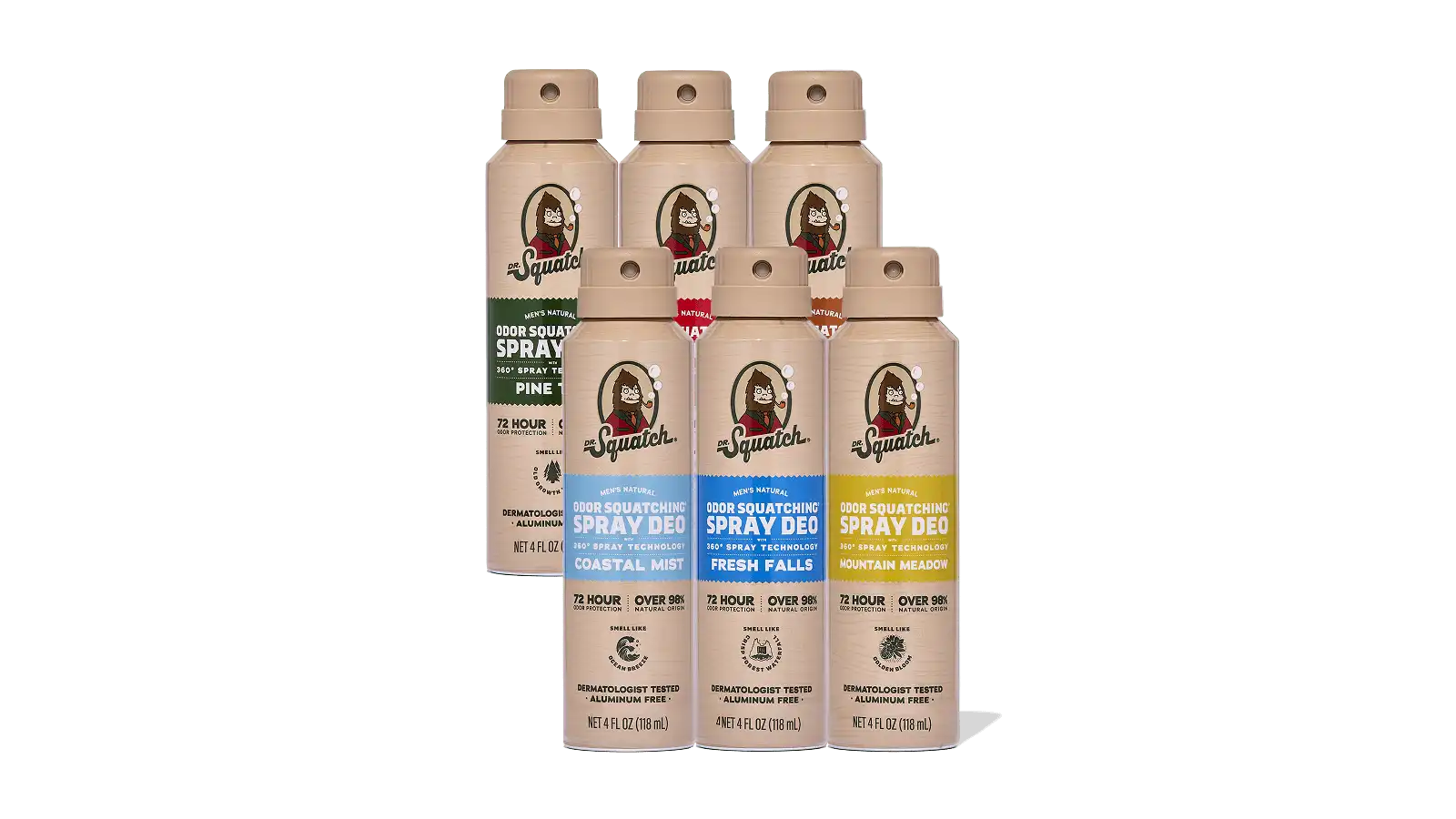 Spray Deodorant 6-Pack