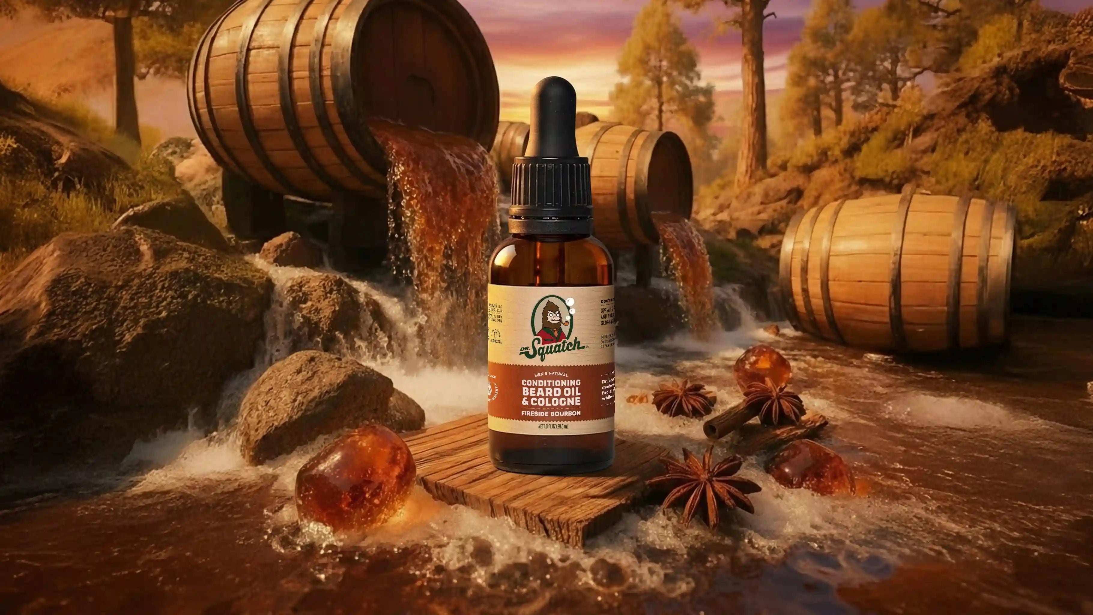 Conditioning Beard Oil & Cologne Fireside Bourbon