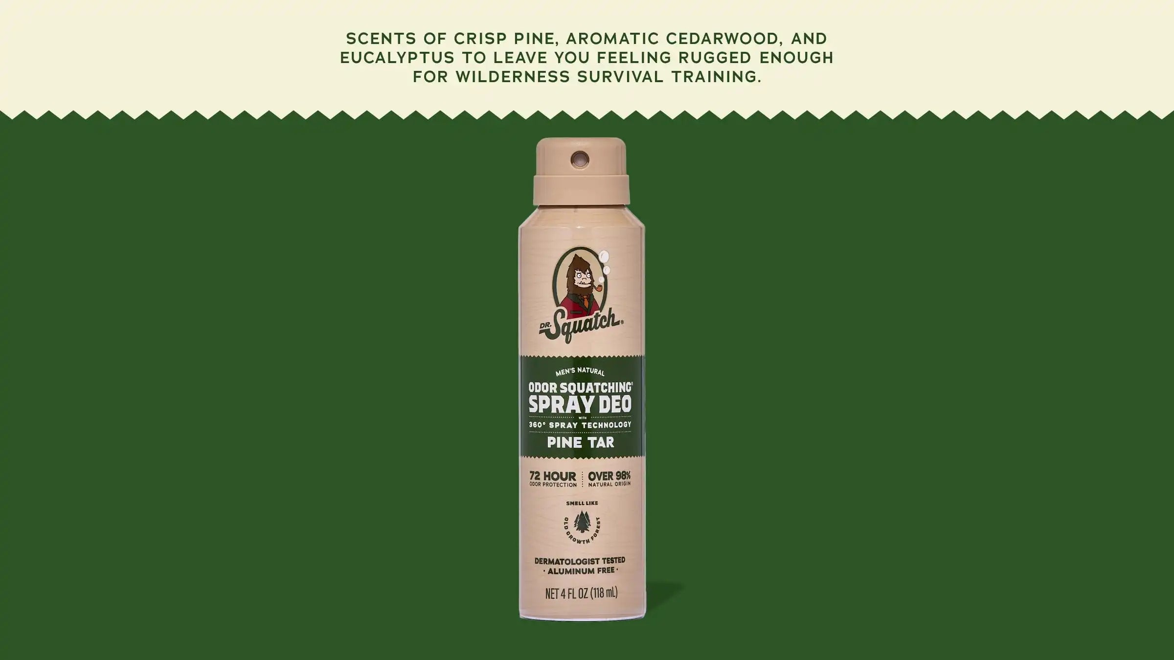 Pine Tar Spray Deodorant