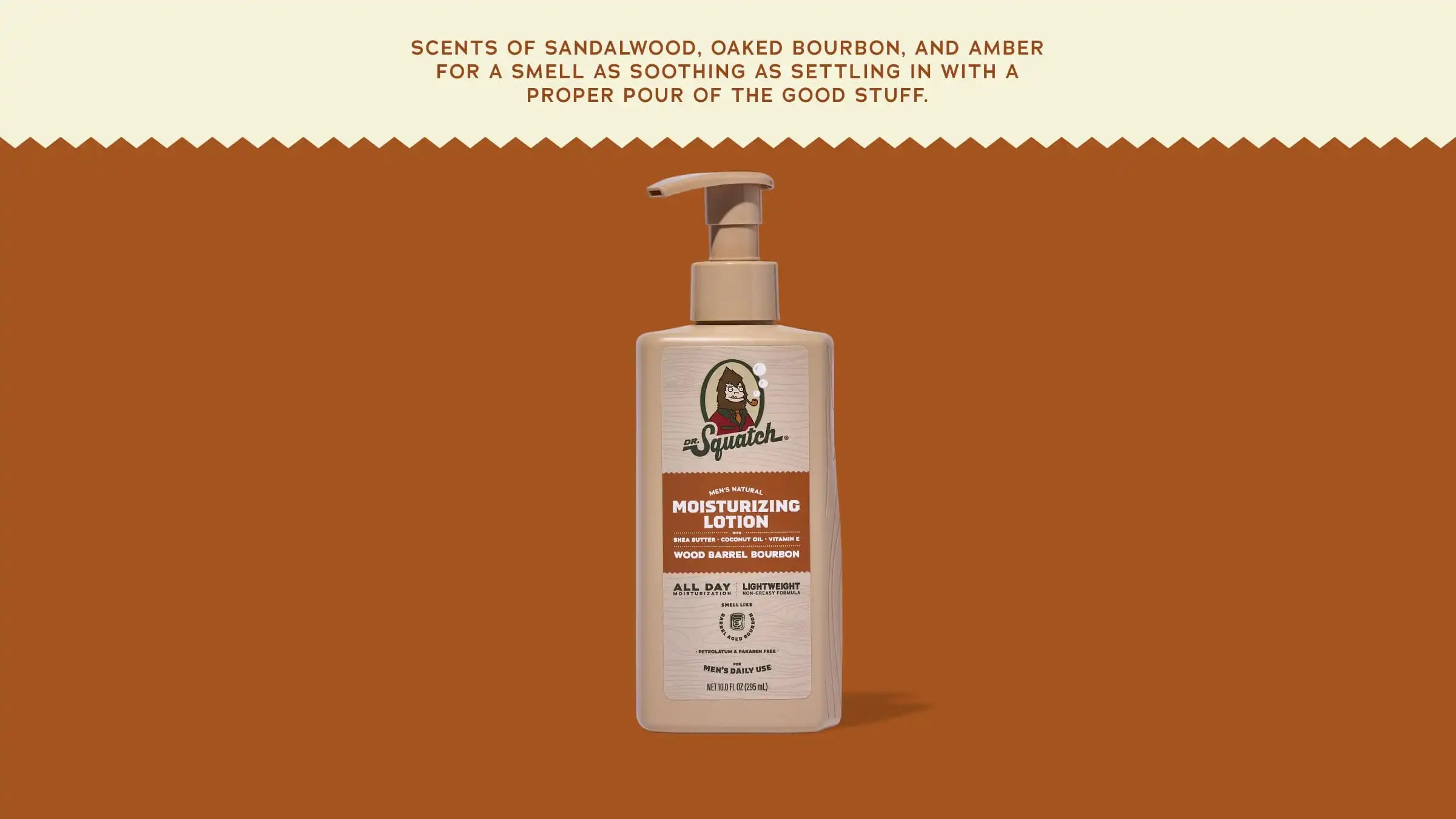 Wood Barrel Bourbon Lotion
