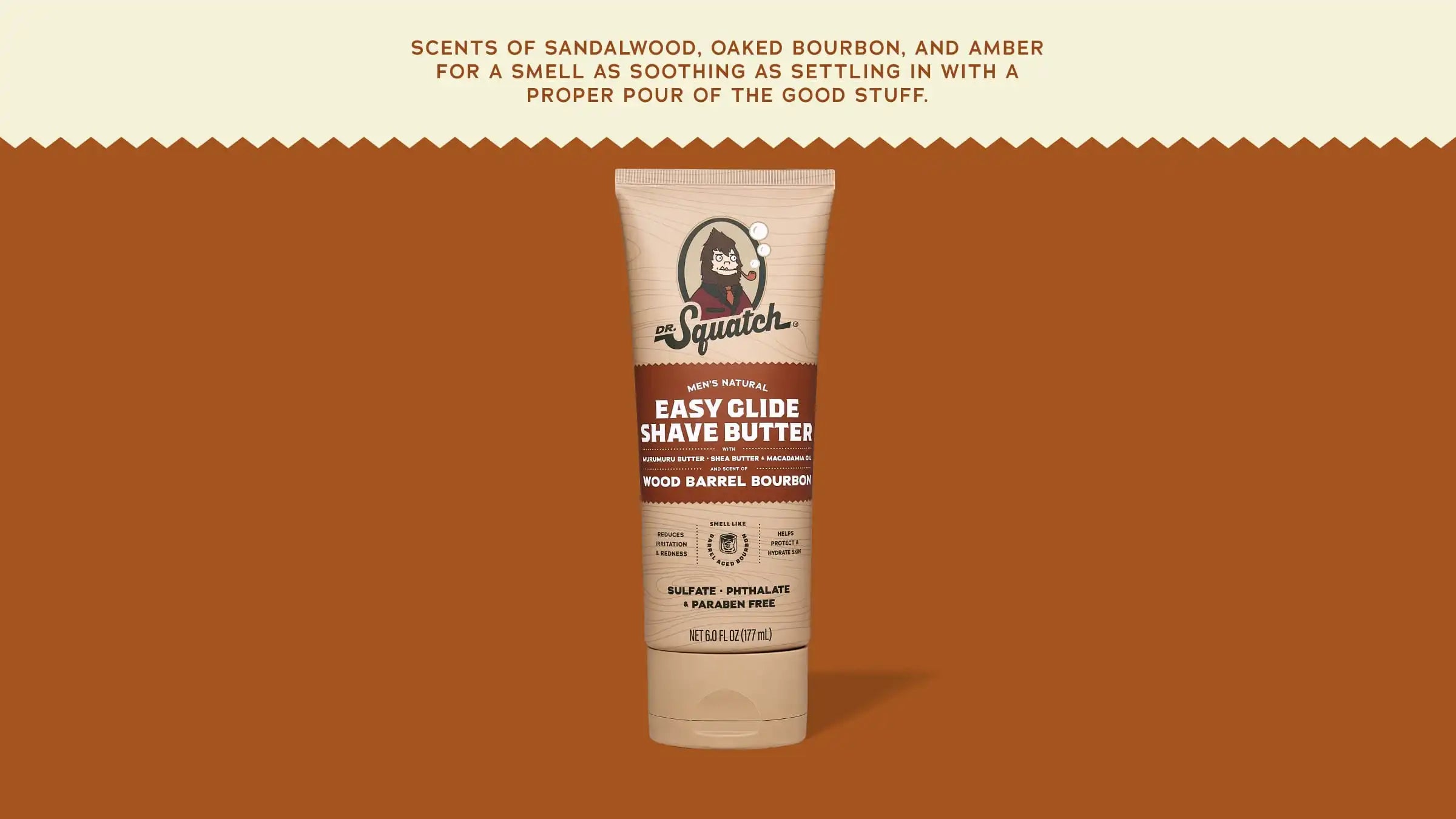 Easy Glide Shave Butter Wood Barrel Bourbon