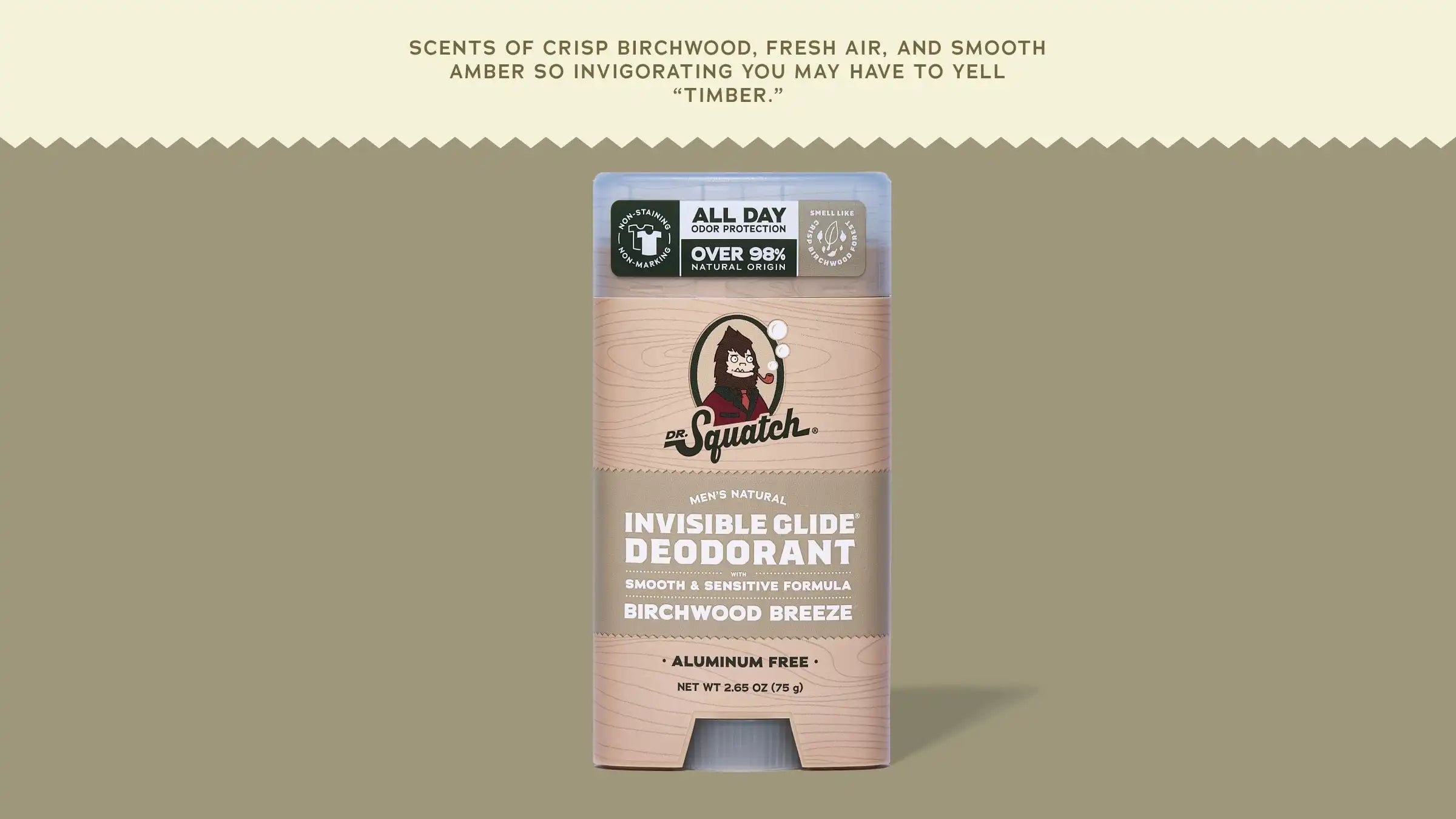 Birchwood Breeze Invisible Glide Deodorant