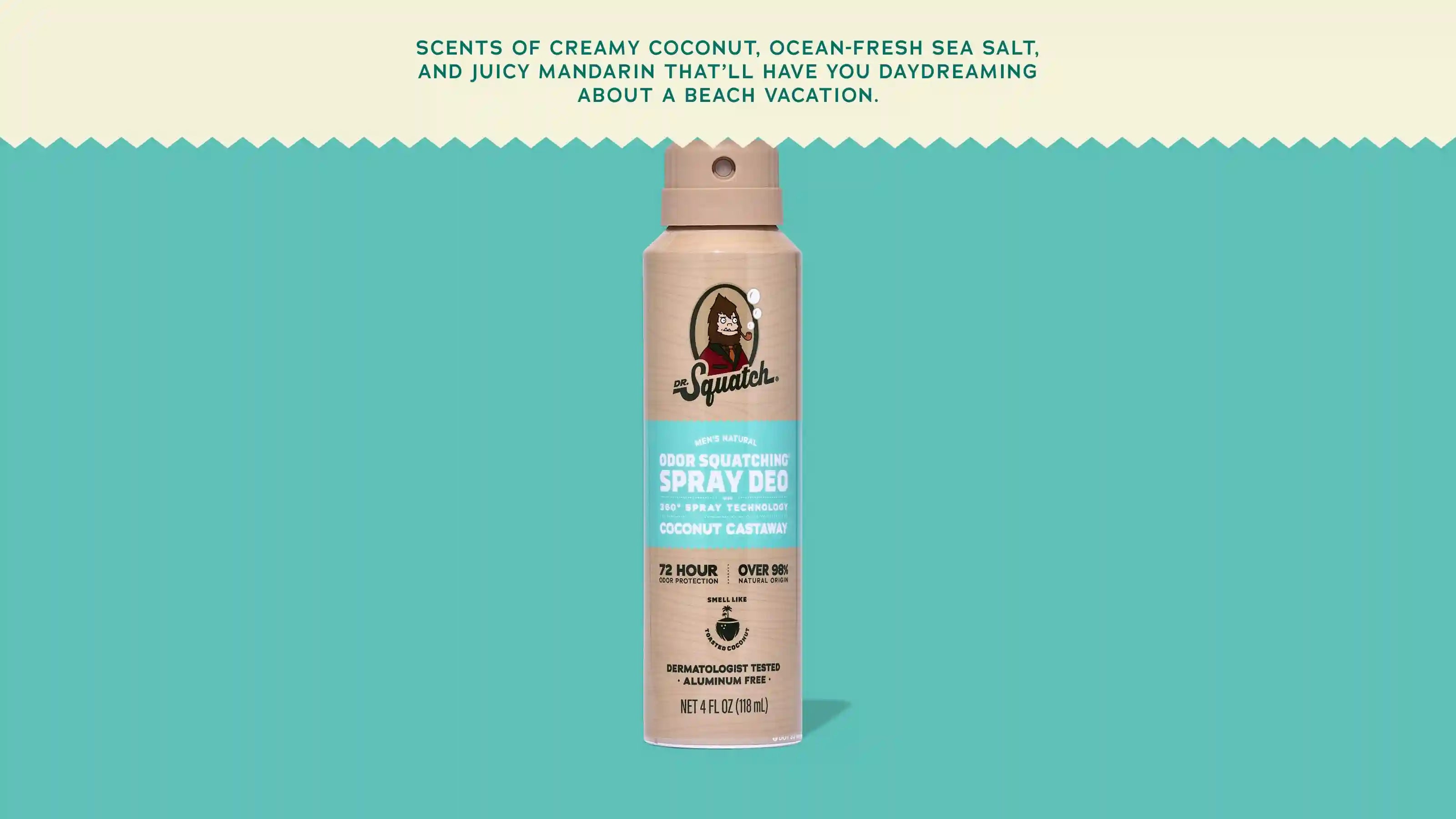 Coconut Castaway Spray Deodorant