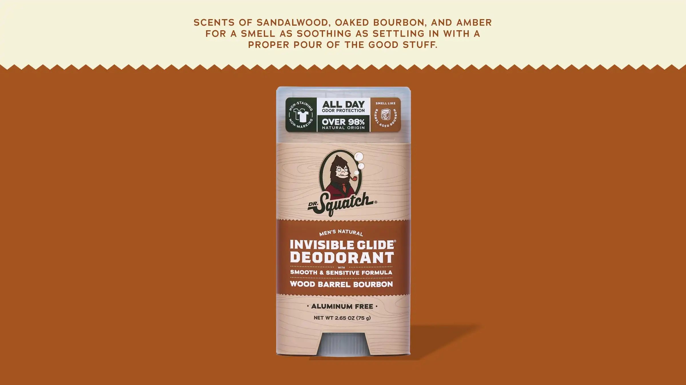 Wood Barrel Bourbon Invisible Glide Deodorant