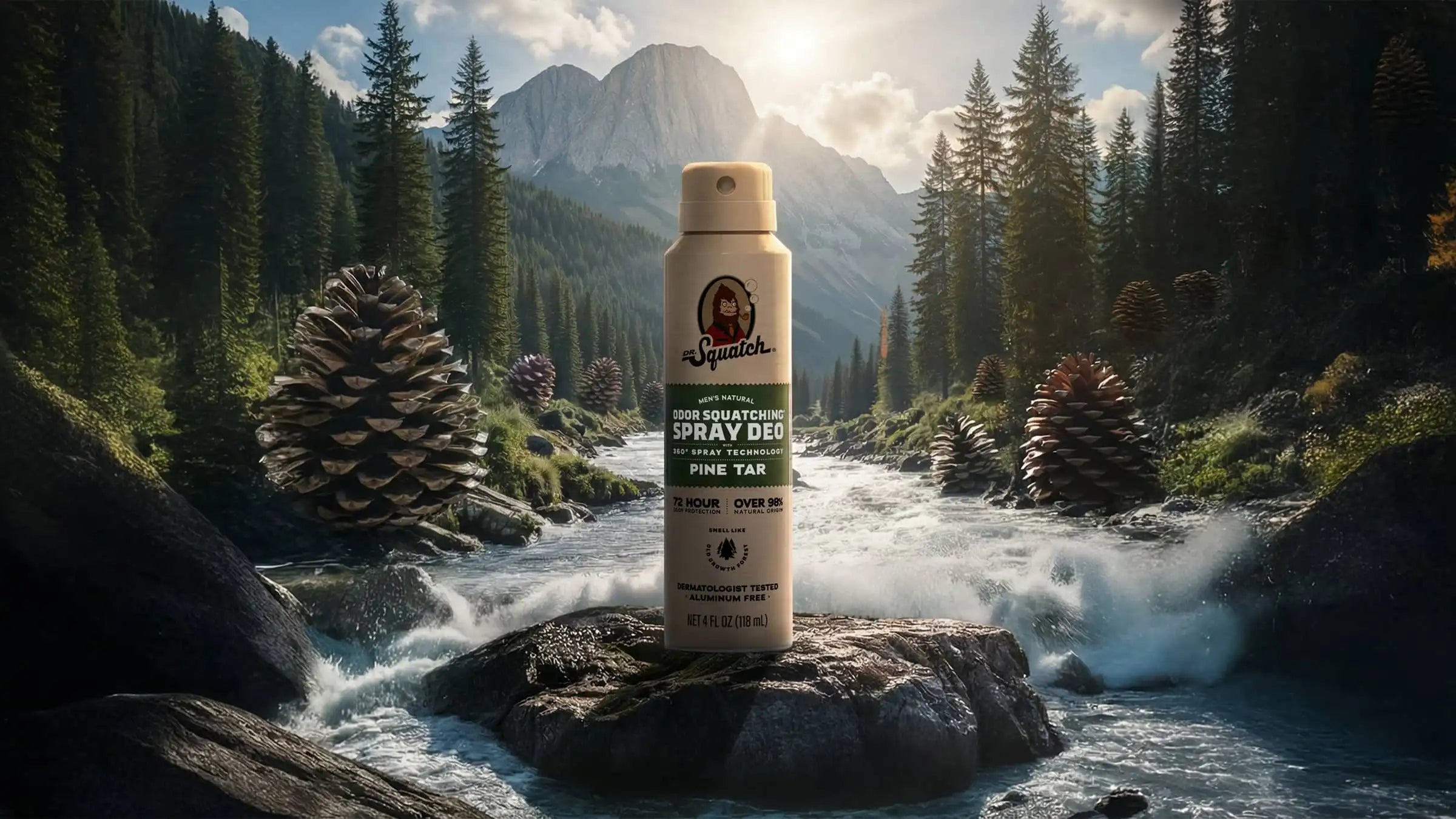 Pine Tar Spray Deodorant