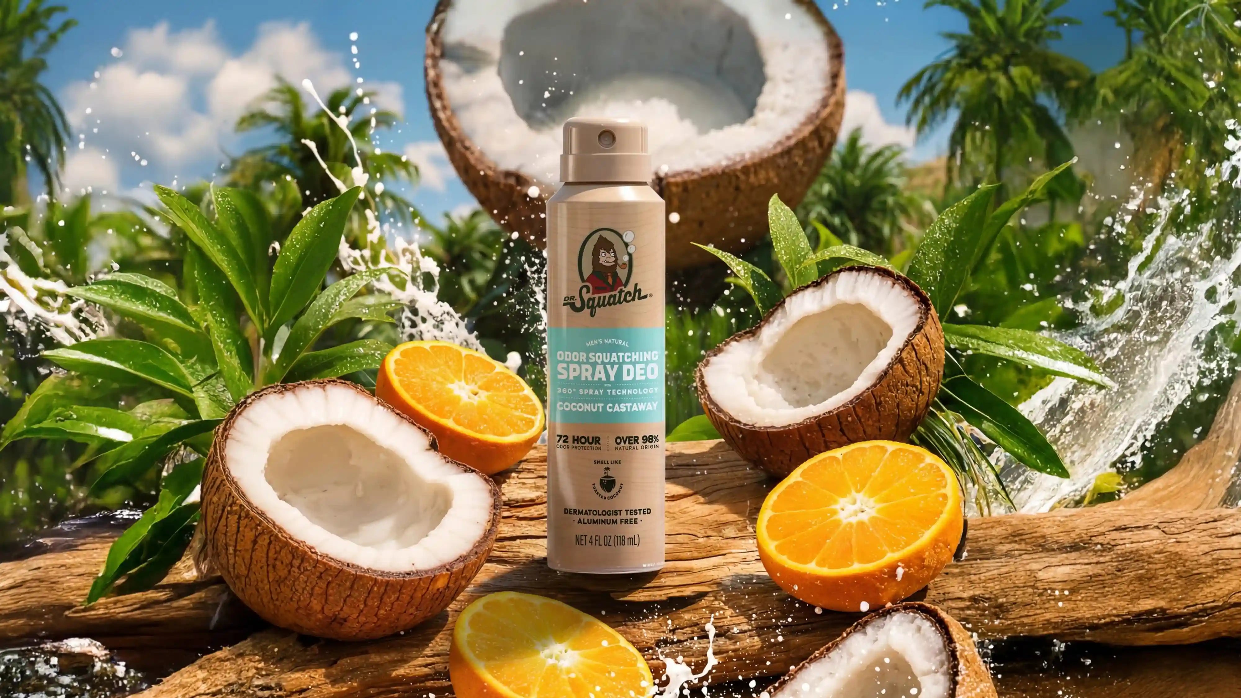 Coconut Castaway Spray Deodorant