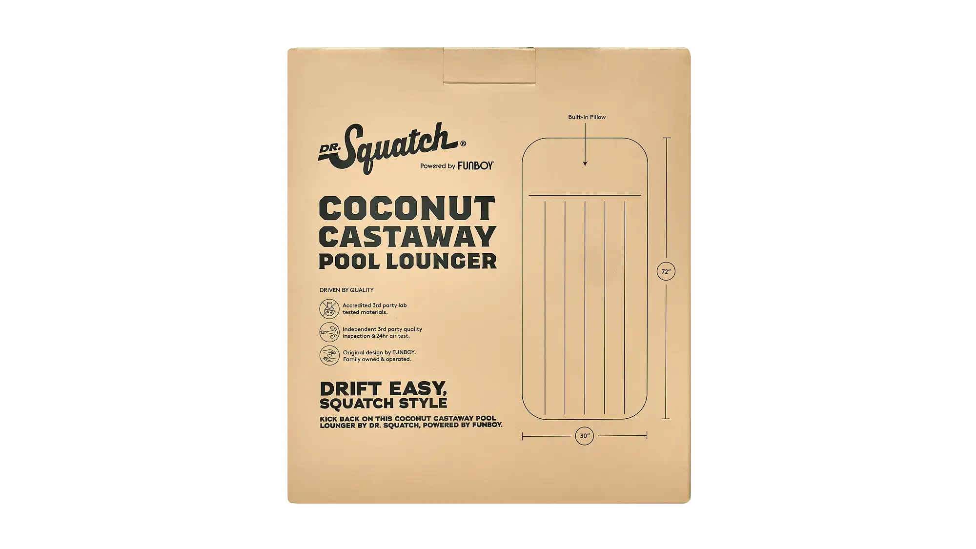 Coconut Castaway Pool Lounger