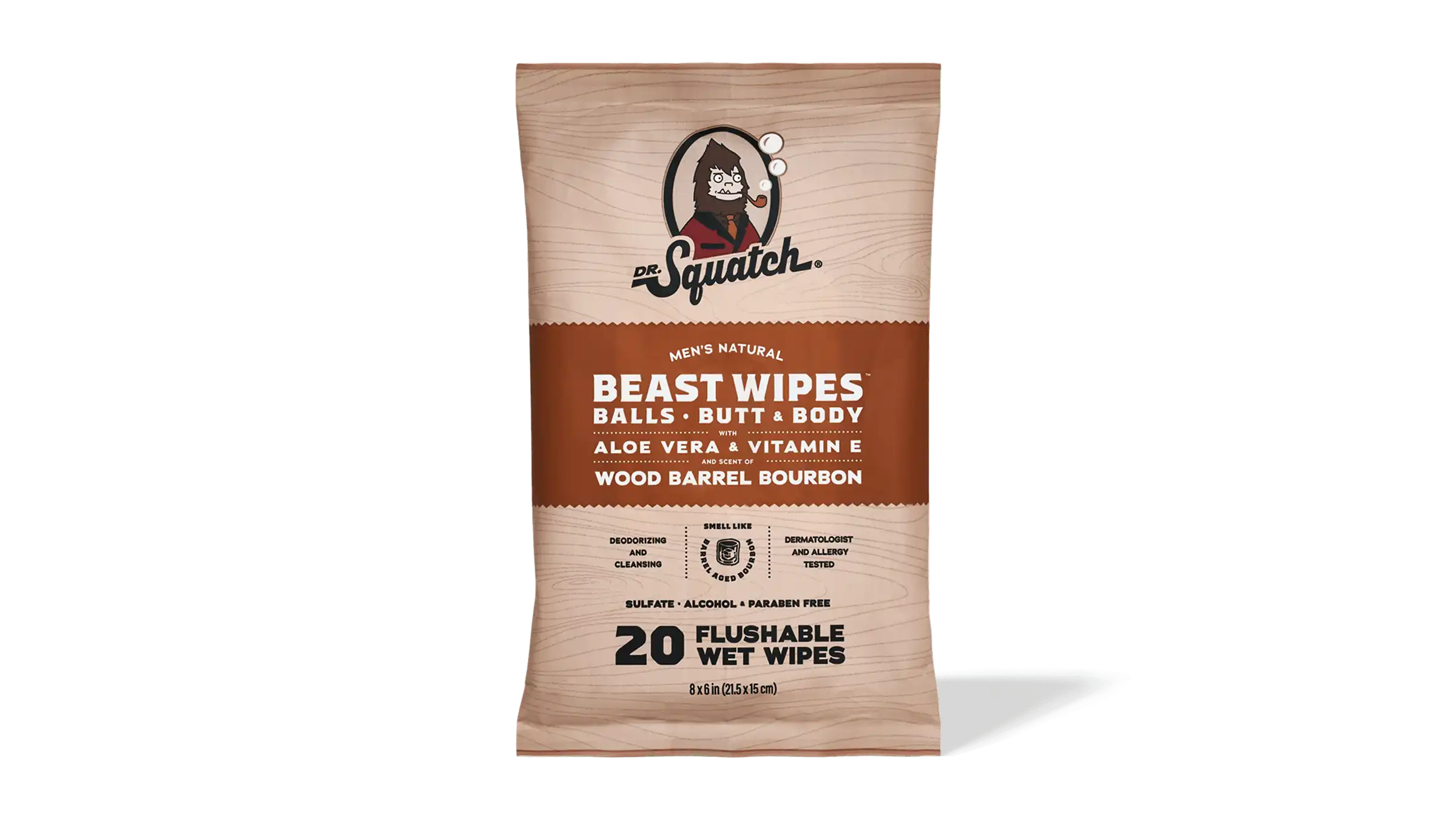 Wood Barrel Bourbon Wipes